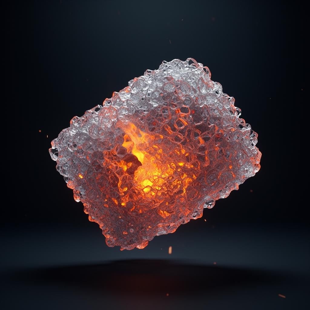PyroSponge fireproof material concept